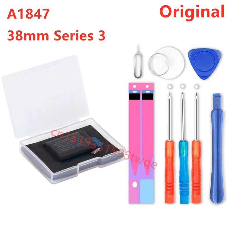 Batteria 100% Originale Gps A1847 Reale 262Mah Per Batteria Apple Watch 3 438Mm Serie 3 Gps A1847