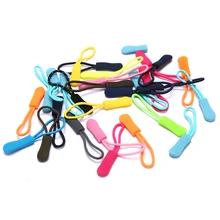 20pcs Tiro della Chiusura Lampo Puller End Misura Tag Corda di Ricambio Clip di Rotto Fibbia Fixer Zip Cavo Tab Borsa Da Viaggio Valigia tenda Zaino