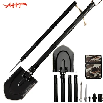 

97cm Multi-function Engineering Shovel Outdoor Garden Fishing Tools Wilderness Survival Equipment Snow Shovel with a Free bag