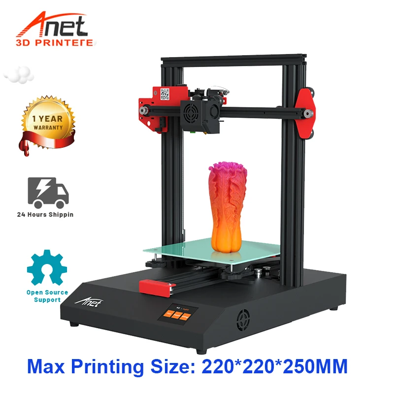 

All Metal FDM 3D Printer Anet ET4 With Auto Bed Leveling Fast Heating Easy Assembly Desktop FDM DIY 3D Printer Impressora 3D Kit