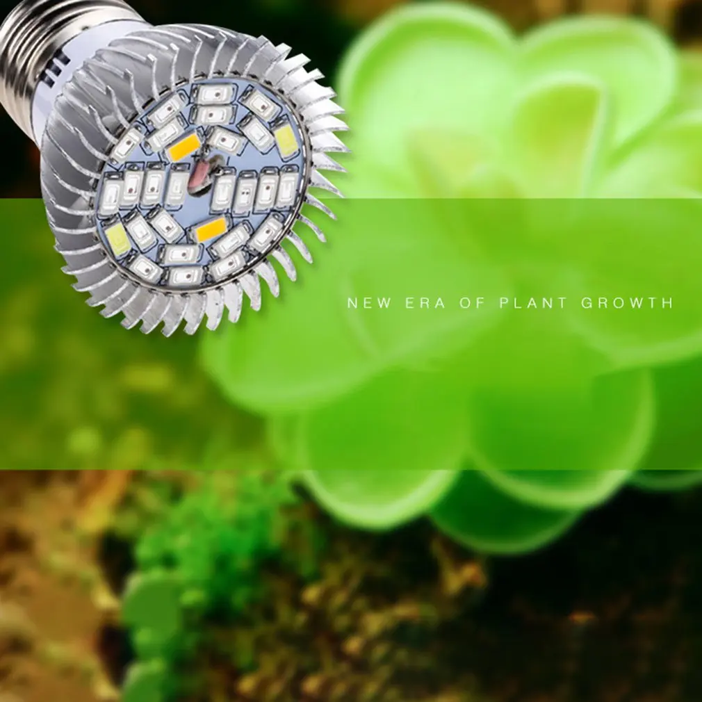 Растительный свет 28Led горшечные саженцы Крытый зеленый растение заполняет свет профессиональная Мода Быстрый листовой уходе