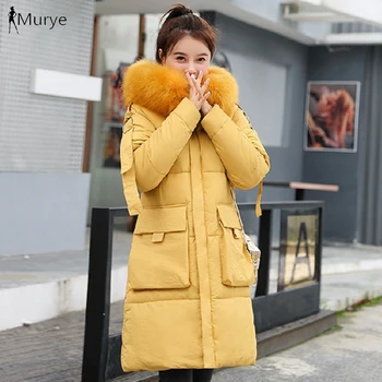 

2019 winter new Korean version of the trend of down jacket women's mid-length loose large size women's fashion bread jacket