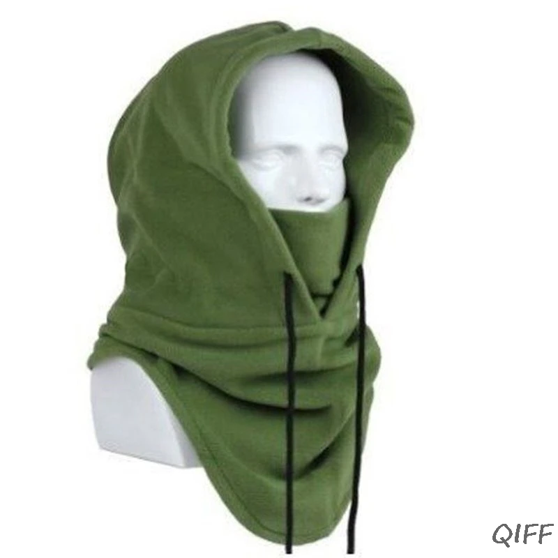 AG Unisex Winter Polar Fleece Balaclava Hood Hat Outdoor Windproof Face Mask Scarf AXYD - Цвет: AG