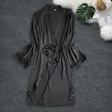 Женское сексуальное атласное Ночное платье, шелковое ночное белье, пижама, ночная рубашка, нижнее белье, ночное платье, модная женская сексуальная одежда для сна, ночное белье