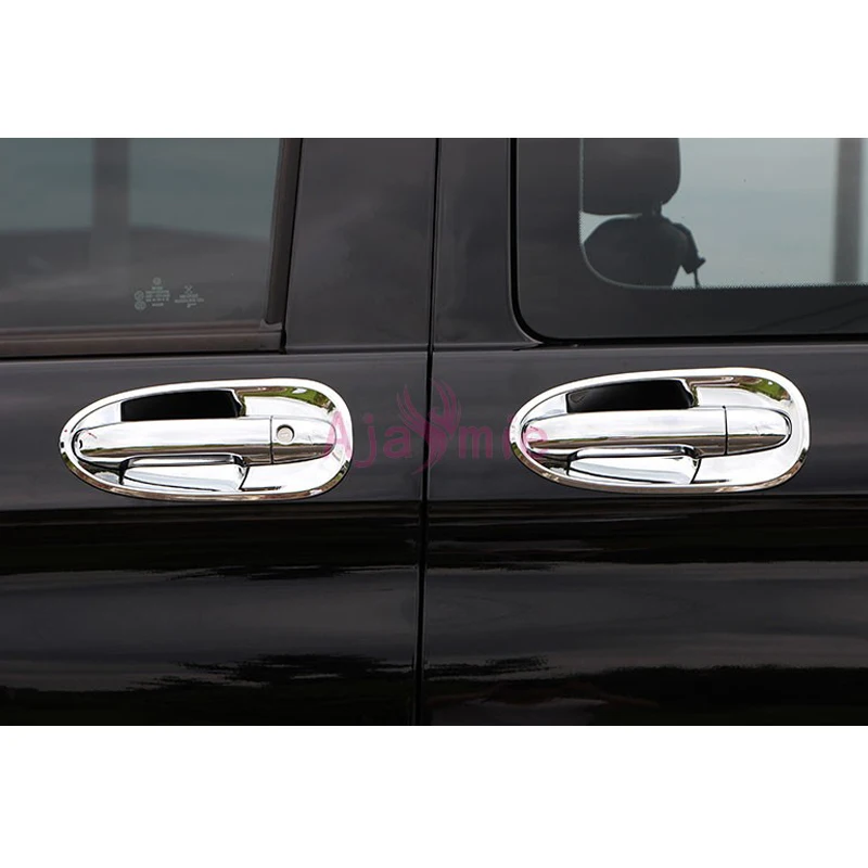 Для Mercedes Benz Vito V Class V260 W447 крышка ручки двери Чаша отделка хромированные аксессуары для стайлинга автомобилей