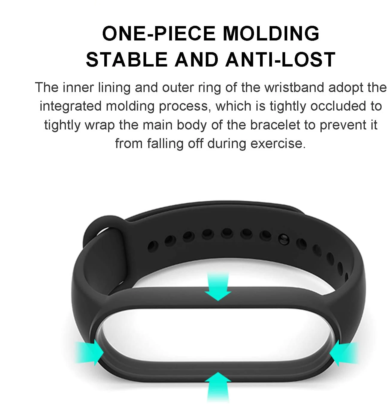 Bracelet for Mi band 7 6 Strap Sport Silicone Miband4 miband 5 Wrist correa Replacement Wristband for xiaomi Mi band 4 3 5 strap