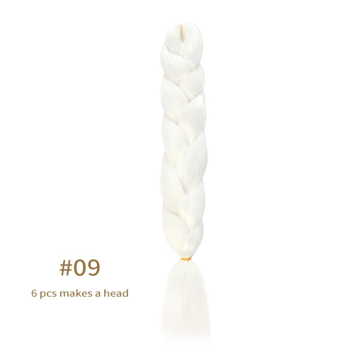 Synthetic jumb Braids Ombre Braiding Hair Extension Box Braid Hair Pink Purple Yellow Golden Colors hair 24inch kanekalons hair A9