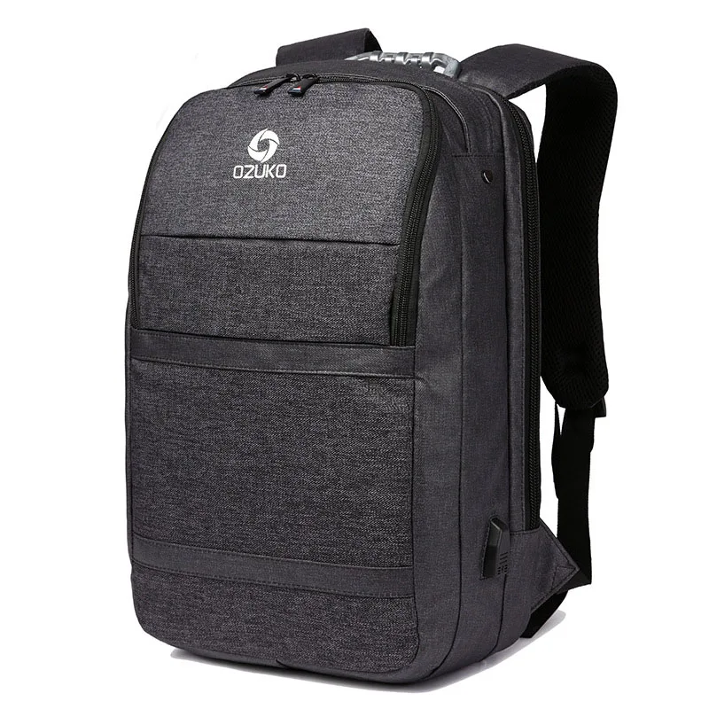 

Raged Sheep Casual Business Laptop Backpack Waterproof Oxford Men's Daypacks Usb Charging Multifunctional Computer Shoulder Bags