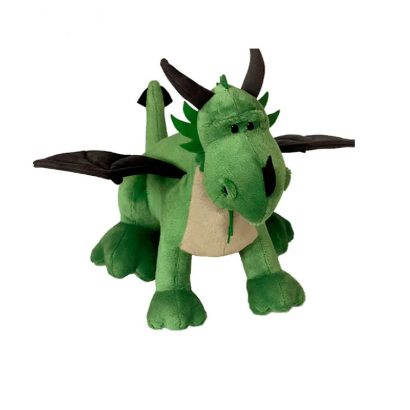 35CM GREEN 35 см динозавр плюшевые игрушки Двуглавые животные мягкие куклы Cartonn аниме два головы дракон для детей дети мальчики подарок - Цвет: 35CM GREEN