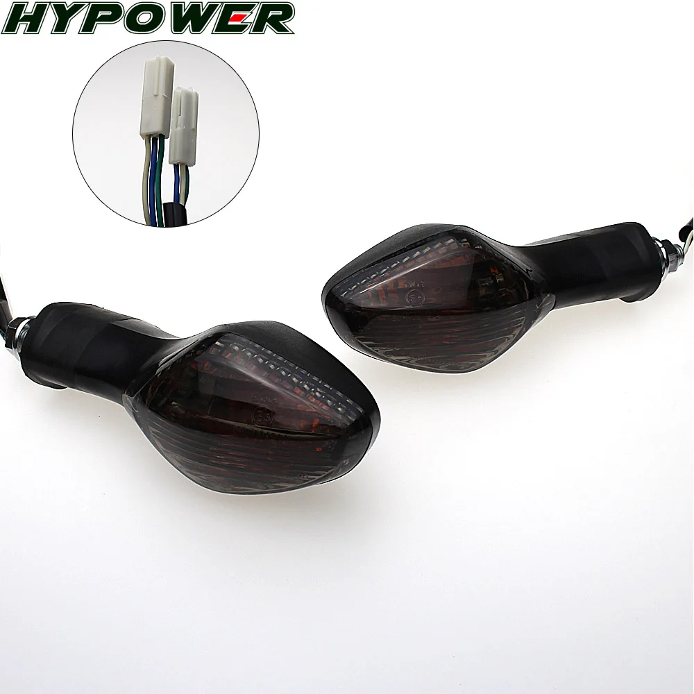Black 3 Wires Светодиодный светильник указателей поворота для HONDA NC700 NC750 S/X CTX700 NC700X CB500F/X CB650F CBR400/500R мотоцикл спереди/сзади - Цвет: Black 3 Wires