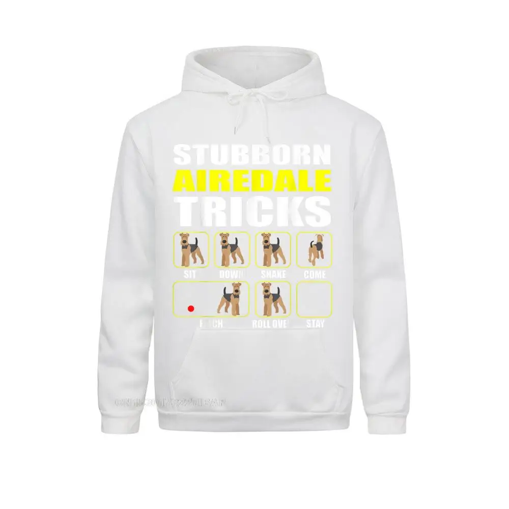 thumbnail image 1 of Sudaderas de mujer de gran tamaño con capucha de manga larga y trucos de Airedale obstinados Ropa deportiva de estilo chino, 1 of 5