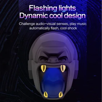 

Wireless Bluetooth Speaker TWS connection Bass Stereo Sound Breathing lamp FM Audio Music Player Support TF Card