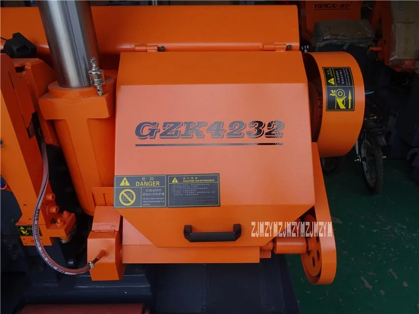 GZK4232 РАСПИЛОВОЧНЫЙ станок для горизонтальной резки металла ленточный пильный станок деревообрабатывающее оборудование ленточная пила для металла 220 В/380 В 4 кВт