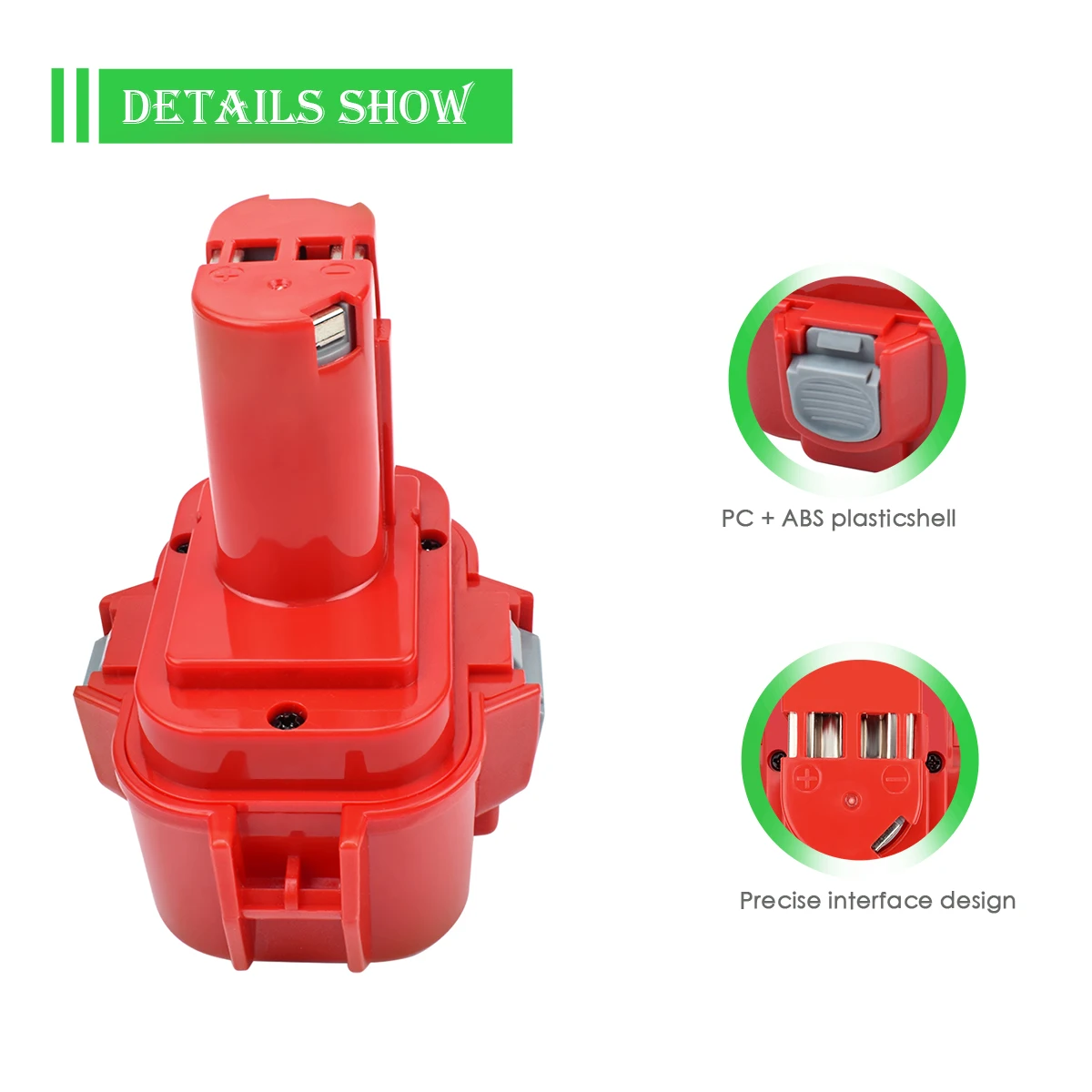 Аккумуляторная батарея BATTOOL Ni MH 3500 мАч 9 6 в для Makita PA09 9120 9122 6207D 192595 8 192596