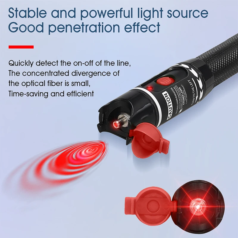 Preferential price Laser 50MW/30MW/20MW/10MW/5KM Visual Fault Locator Fiber Optic Cable Tester 10-50Km Range VFL AUA-30 |