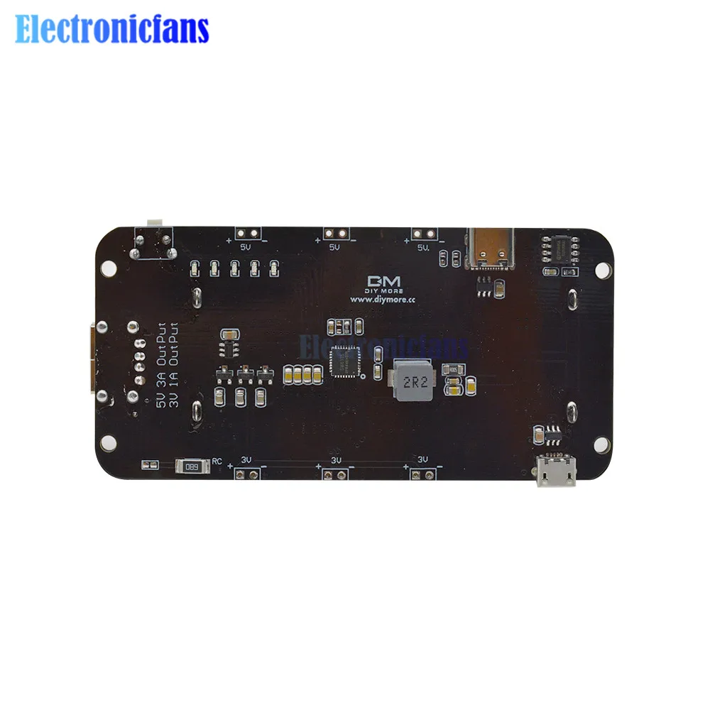 Двойной литиевый аккумулятор 18650 Φ V8 3V1A 5В 3A блок питания Micro USB зарядный модуль для