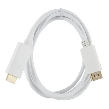 

Dp To Hdmi 1.8M Adapter Cable Dp To Hdmi Large Dp Displayport To Hdmi Male High-Definition Audio And Video