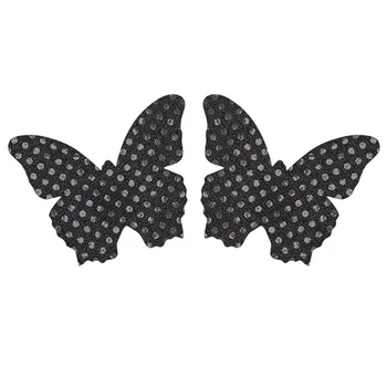 

30 Pairs Butterfly Shape Disposable Breast Stickers Sexy Breast Sticking Art Glitter Women Breast Decoration for Female Ladies (