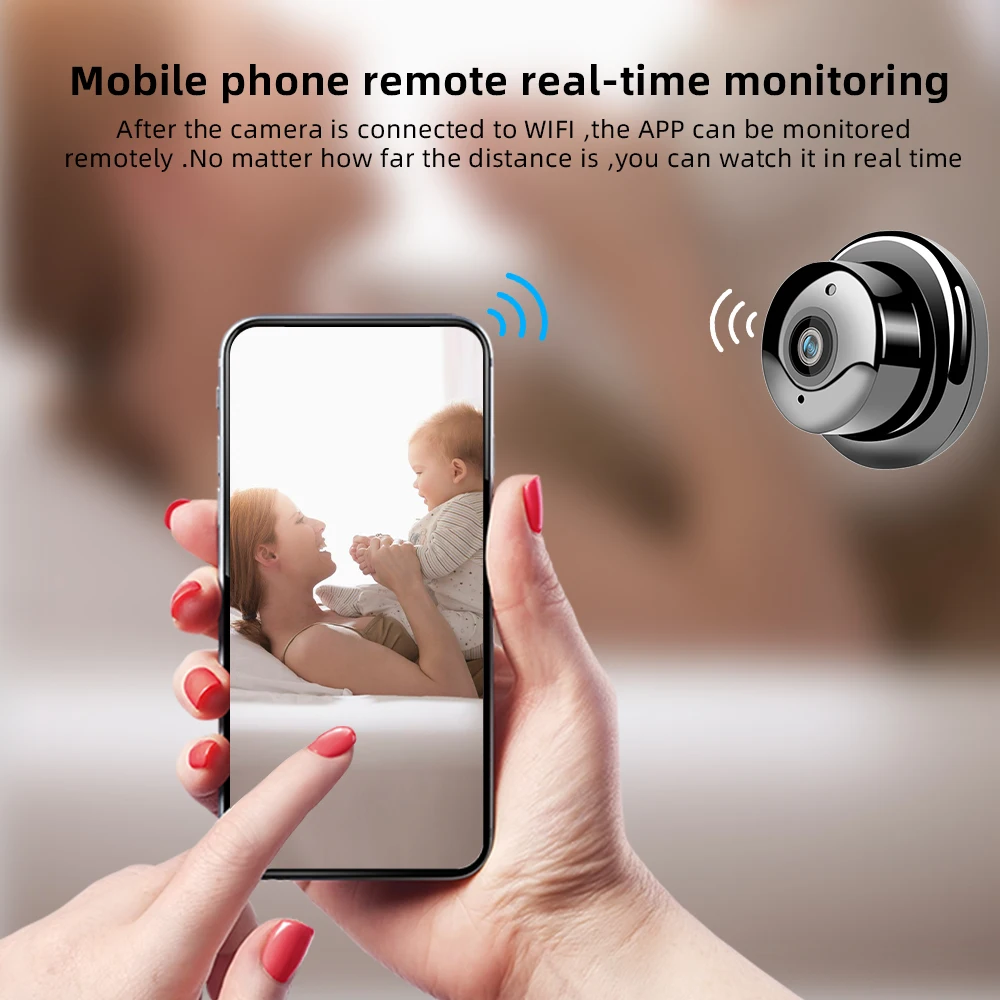 SDETER Мини wifi камера 1080P беспроводная домашняя безопасность wifi ip-камера CCTV ИК Ночное Видение Обнаружение движения Детский Монитор P2P V380