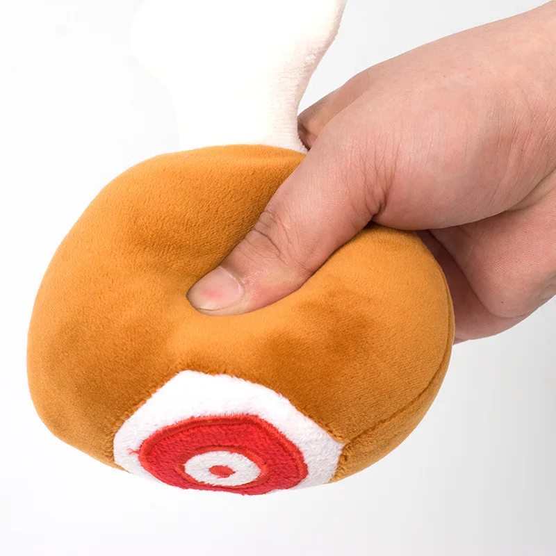 Pet dog plush toy chicken leg interactive squeak cat molar fun simulation | Дом и сад