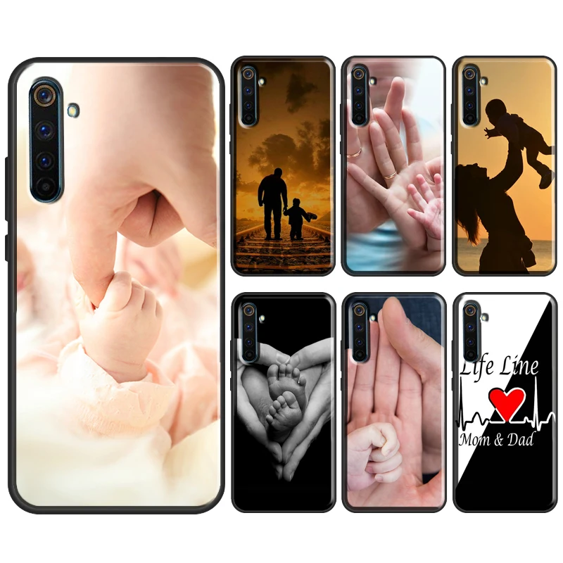 Чехол мама папа ребенок семья для OPPO Realme GT Neo 2 8 8i 9i Master C21 чехол OnePlus 10 Pro 9 9R 8T Nord2 |