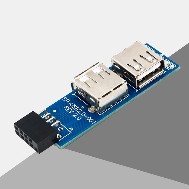 Usb%20Hub%209pin%20Pc%20Host%20Internal%20Motherboard%20Usb%202.0%20Hub%209pin%20To%202%20Port%20Usb%20A%20Female%20Splitter%20Converter%20Board%20Extender%20Card%20New%20-%20Image%202