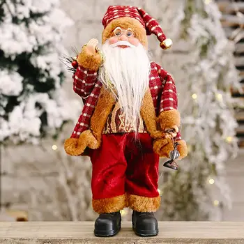 

Santa Claus Home Decor Party Supplies Christmas Pendant Santa Claus Doll Creative Cartoon Christmas Ornament New Style Door