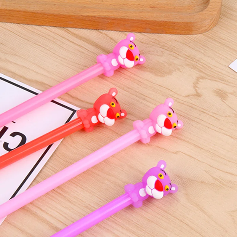 

24 Pcs Cartoon Stationery Cute Tiger Neutral Pen Tiger Animal Black Water Pen Student Stationery Supplies