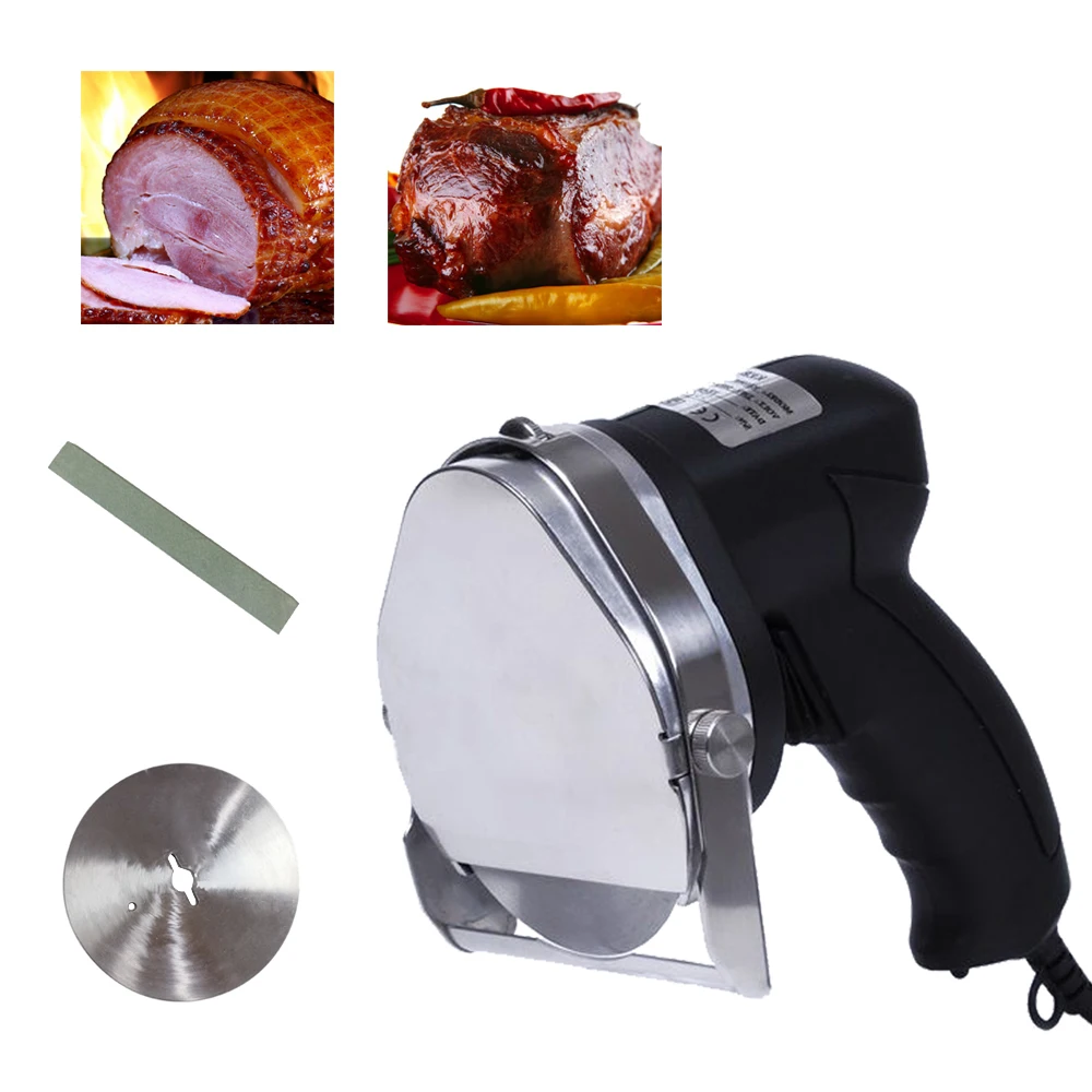 

Electric Kebab Knife 80W Professional Commercial 10CM Diameter Shawarma Doner Kebab Knife Cutter Gyros Slicer Sliced ham