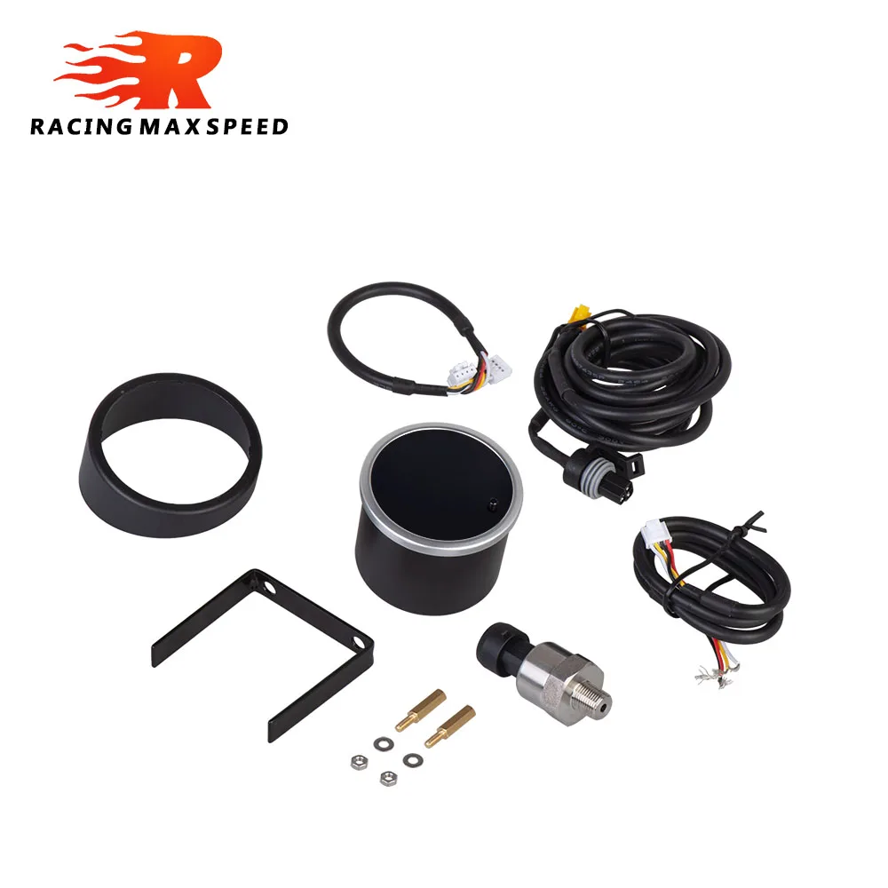 2 "52Mm Indicatore Auto 7 Display A Colori Indicatore Boost Temp. Acqua Temp. Olio Pressione Aria Pressione Olio Voltmetro Egt Contagiri