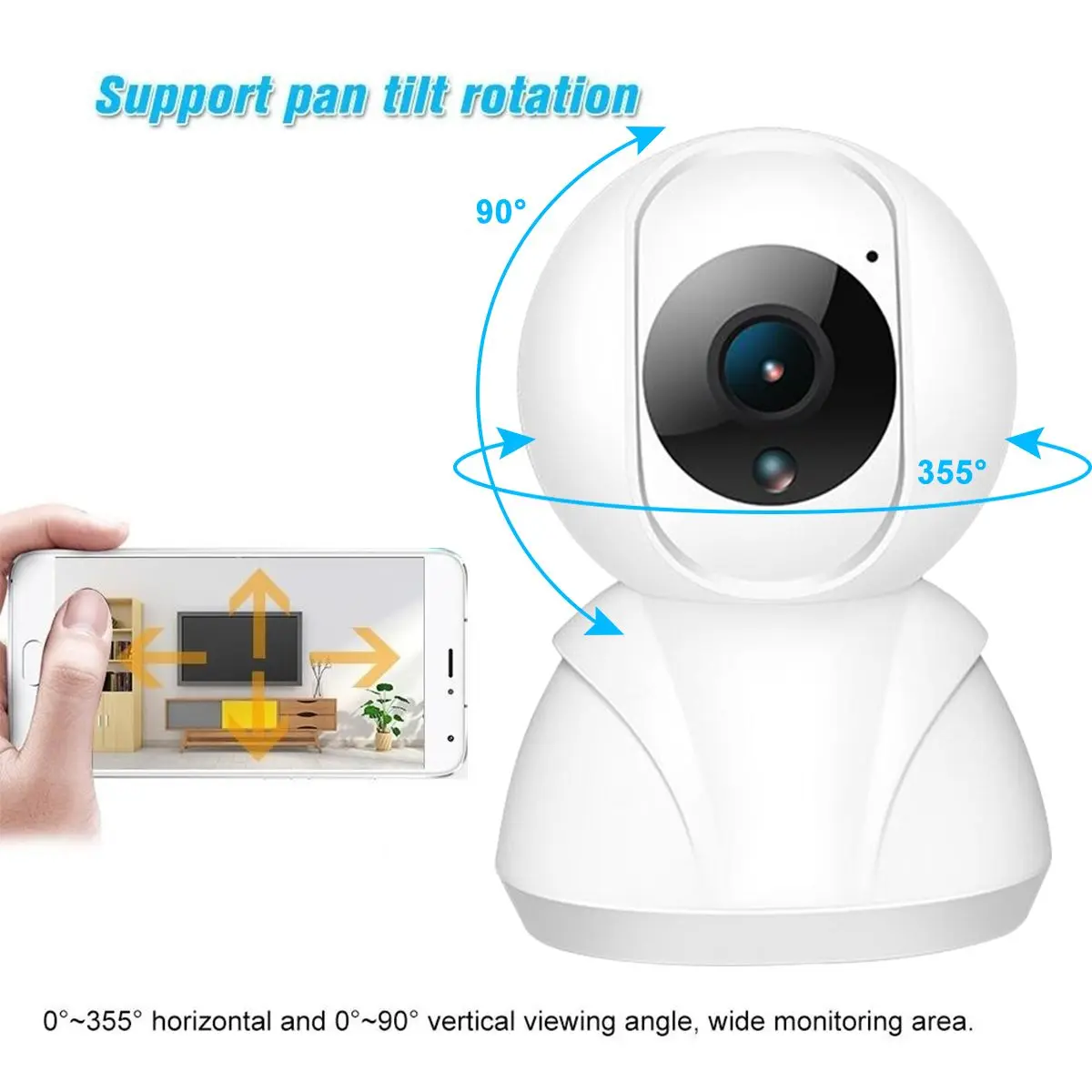 1920P 1080P IP камера безопасности WiFi Беспроводная CCTV камера наблюдения ИК ночного видения P2P детский монитор камера для домашних животных
