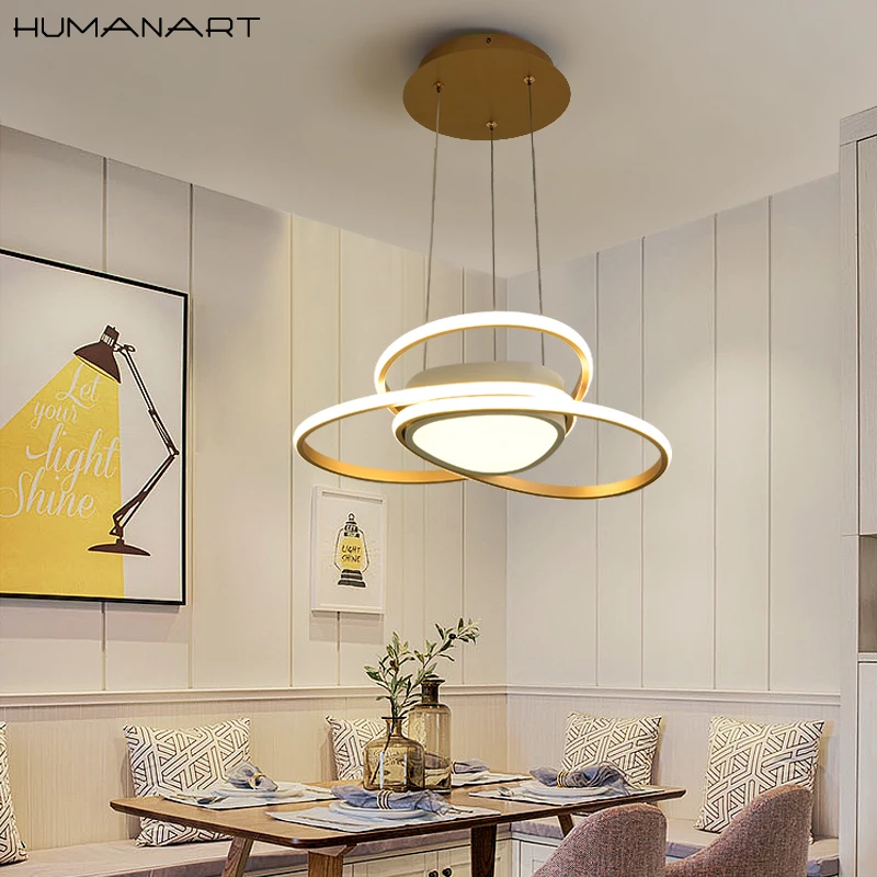 

Creative Led Chandelier For Living Room Bedroom Home chandelier Golden Frame LED Lamps Modern Led Ceiling Chandelier Light