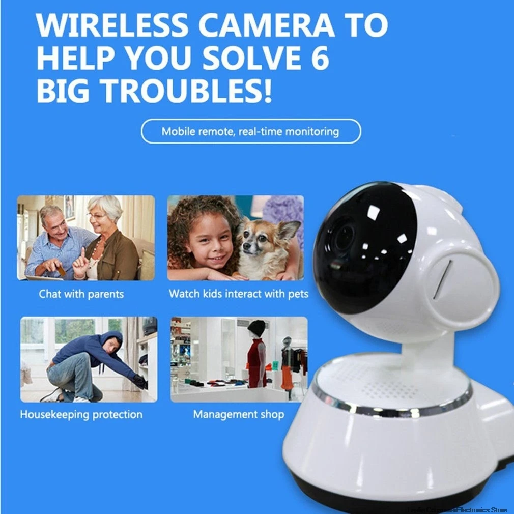 720P WiFi IP камера Детский Монитор Портативная HD Беспроводная умная детская камера Аудио Видео Запись наблюдения домашняя камера безопасности