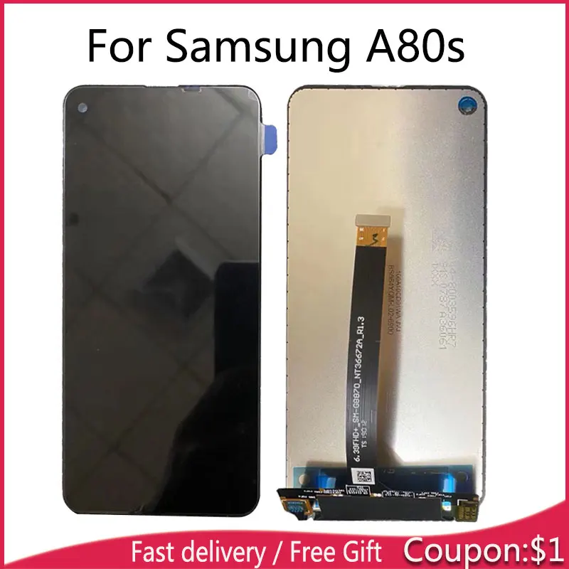 AAA Quality For samsung a80s Lcd Display With Touch Screen Assenbly Samsung Galaxy A80s | Мобильные телефоны и аксессуары