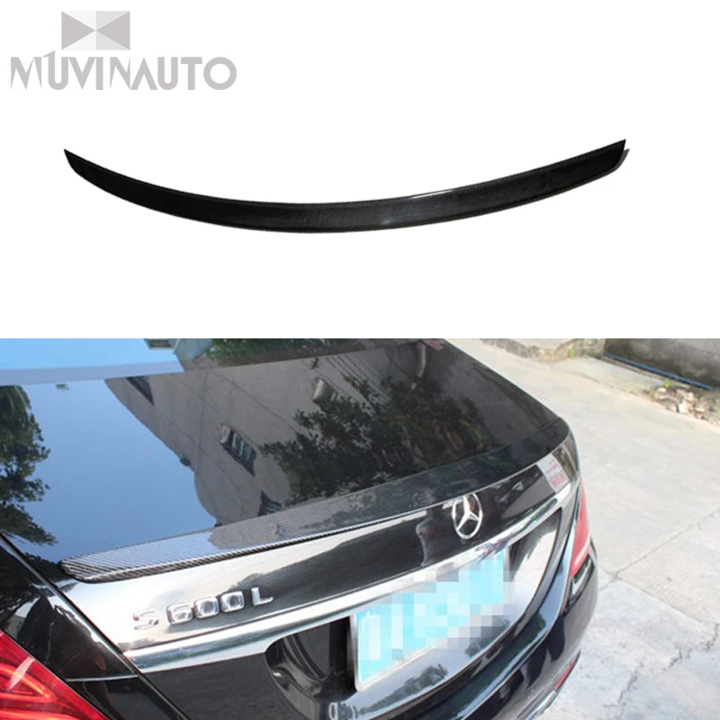 

For Mercedes-Benz W 222 Spoiler S-Class s63 Carbon Fiber Backend Tree Spoiler S300 S350 S400 S500 S550 s63 4 Luxury Car 2014-up