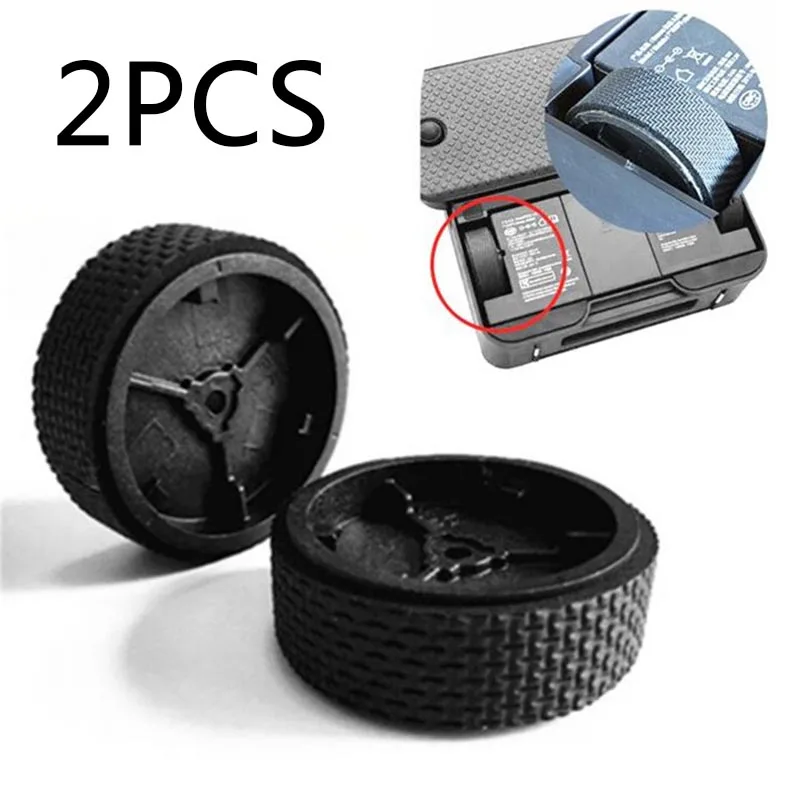 

Black Vacuum Wheels Replacement Attachment 2pcs For iRobot Braava 320 321 380t Cleaning Convenient