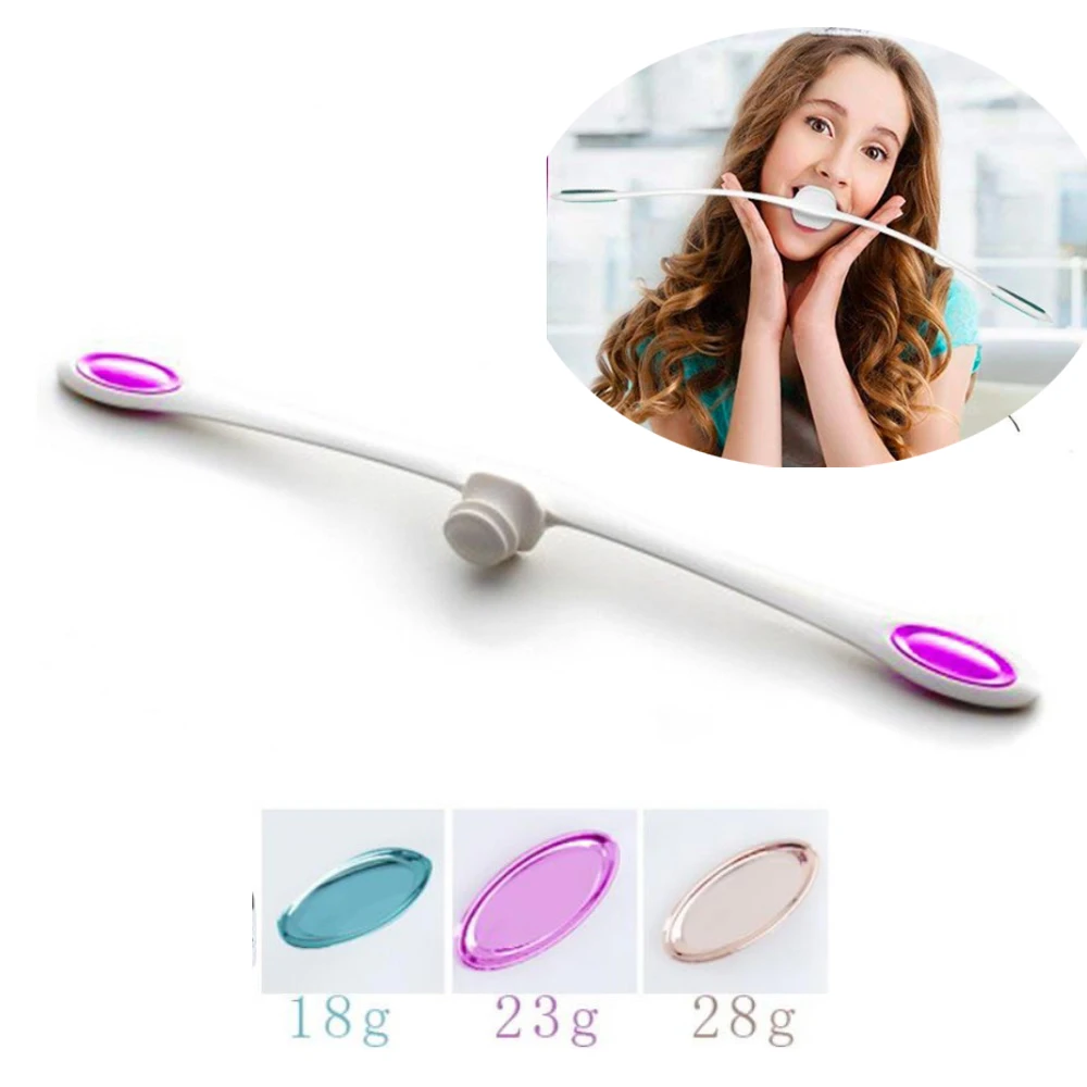 

1set Face Muscles Training Wand Roller Anti Wrinkles Massager Smile Exercise Facial Fitness Face lifting Slim Tool