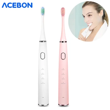 

Powerful Electric Toothbrush 45000time/min Rechargeable Ultrasonic Washable Electronic Whitening Waterproof Teeth Brush with Box
