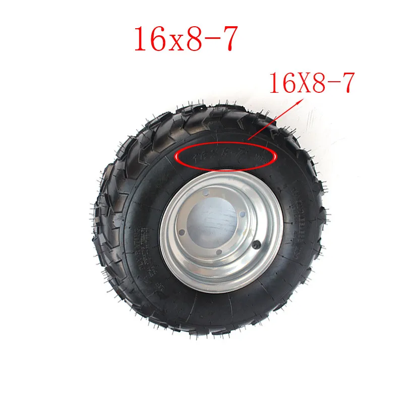 Lightning картинг детская коляска ATV UTV 16X8-7 дюймов бескамерное колесо шины Go Kart Нобби