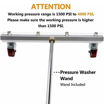 

Undercarriage High Pressure Body Pressure Washer Wand Chassis Washer Broom