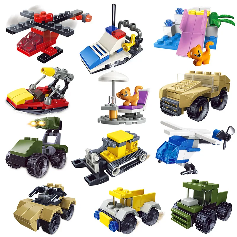 

Technic Car Creator Military Wars WW2 Truck Building Blocks Model Army Clone Troopers Soldier figures Armored Vehicle Toys Sets