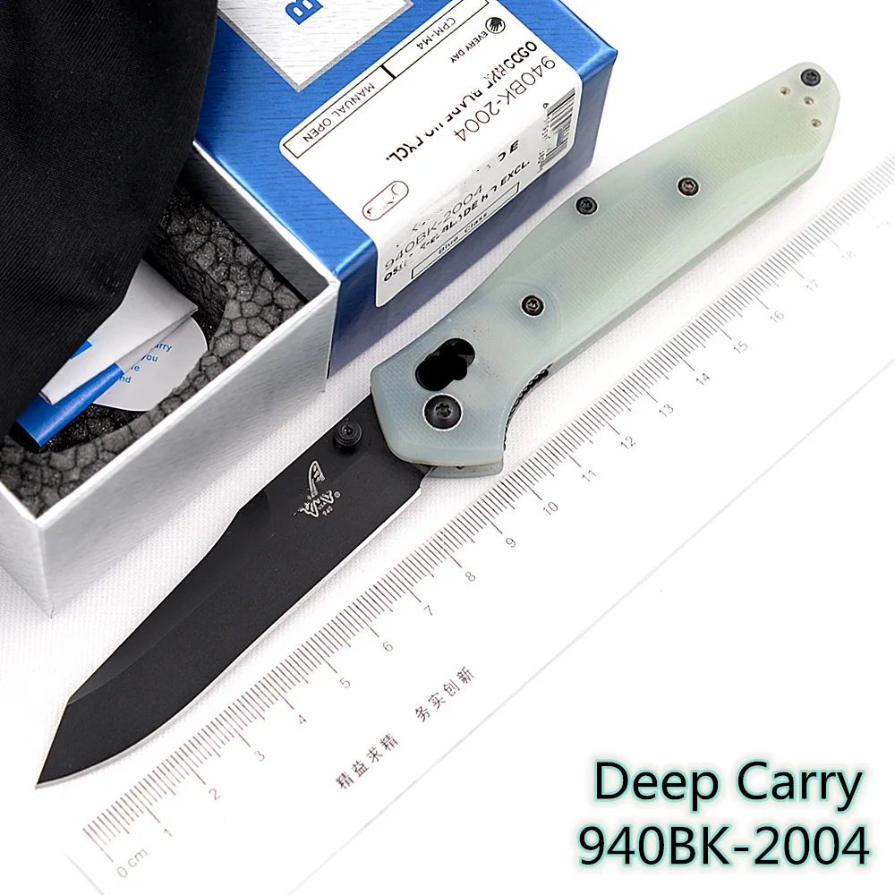 Карманный складной нож JUFULE 940BK-2004 клинок из стали D2 M4 рукоятка G10 для кемпинга