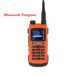 ANYSECU AC-580 профессиональный спортивный радио двухдиапазонный 5 Вт 128CH Bluetooth функция двухстороннее радио walkie talkie