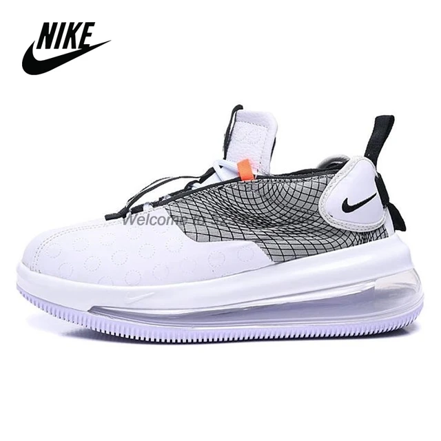 Nike zapatillas Nike Air Max 720, originales, 3 generaciones, blancas y  negras, naranja, BQ4430 100, talla grande, 720|Zapatillas de correr| -  AliExpress