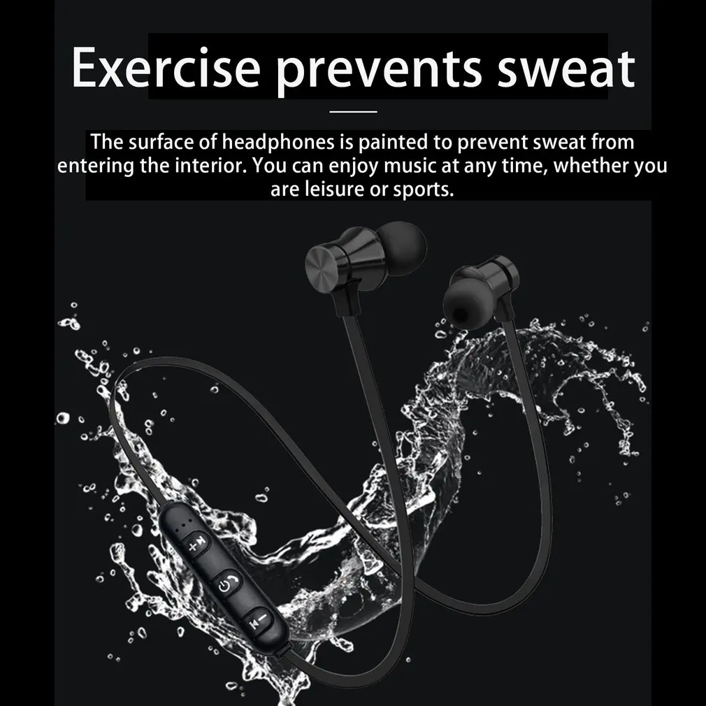 XT11 Sports Running Bluetooth Wireless Earphone Active Noise Cancelling Headset for phones and music bass Bluetooth Earphone