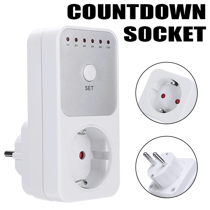 terugtrekken Vergelijkbaar Permanent Plug In Countdown Timer Socket Auto Shut Off Stopcontact Schakelaar Tool  Voor Elektrische Apparaten Power Energy Control Eu plug|Timers| - AliExpress