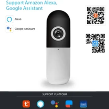 1080P HD Tuya Smart Life Alexa Беспроводная ip-камера двухсторонняя аудио панорамирование наклон цифровой зум безопасность смарт-камера с Wi-Fi