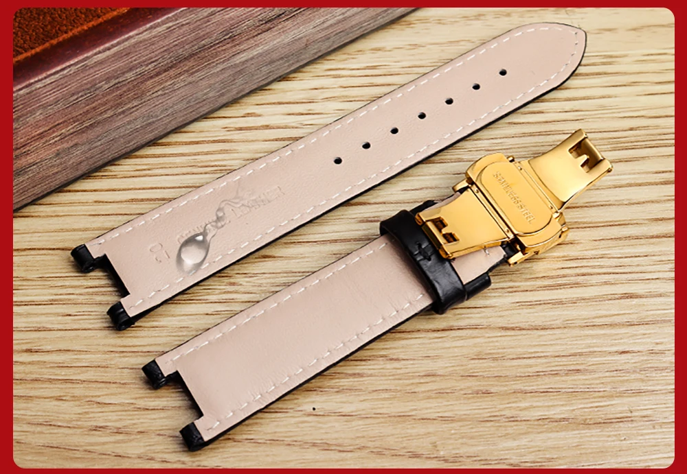 Senior COW LEATHER Watch Strap for GC Watches Band 22*13mm 20*11mm Notched Watchband Genuine Leather Blue Wristwatches Belt