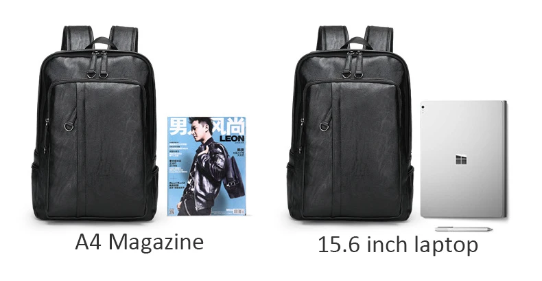 Мужские рюкзаки, кожаный мужской рюкзак, Женский 15 дюймовый рюкзак для ноутбука, мужские сумки, водонепроницаемая деловая дорожная сумка, Sac A Dos Mochilas
