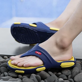 

Summer Men Sandals Summer Men Flip Flops Outdoor Beach Sandals Casual Shoes Slippers Men Light Soft Mans footwear